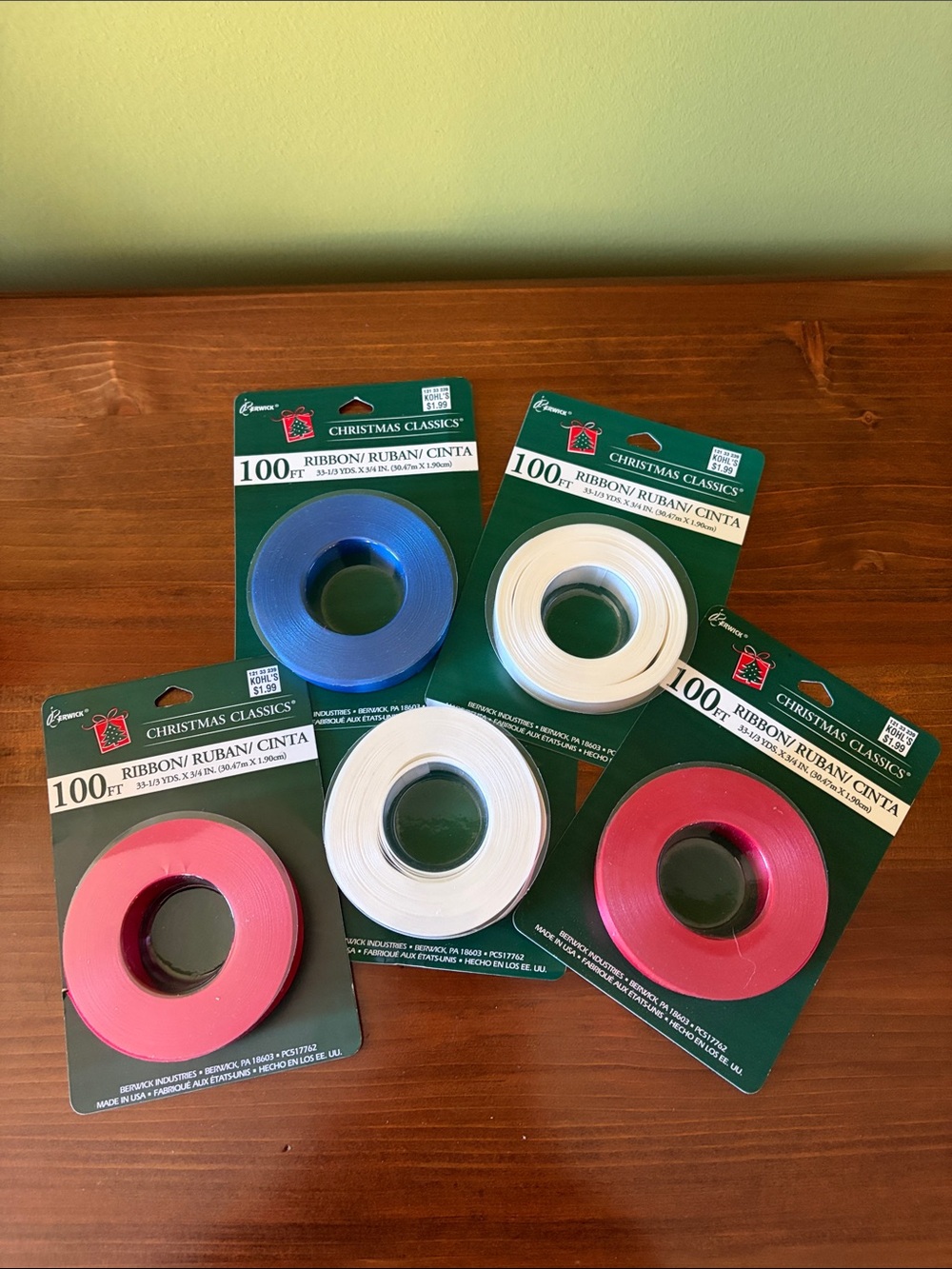 Assorted Ribbon - 11 Spools - Picture 2 of 6